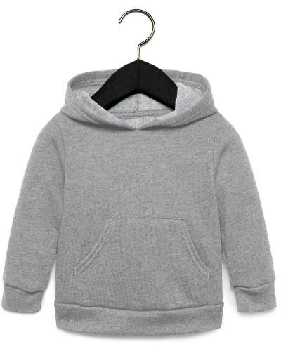 Bella + Canvas 3719T Toddler Sponge Fleece Pullover Hooded Sweatshirt