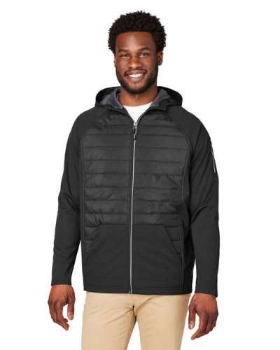 Core 365 CE808 Unisex Techno Lite Hybrid Hooded Jacket