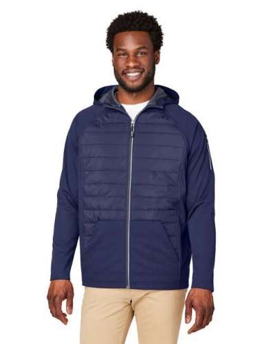 Core 365 CE808 Unisex Techno Lite Hybrid Hooded Jacket