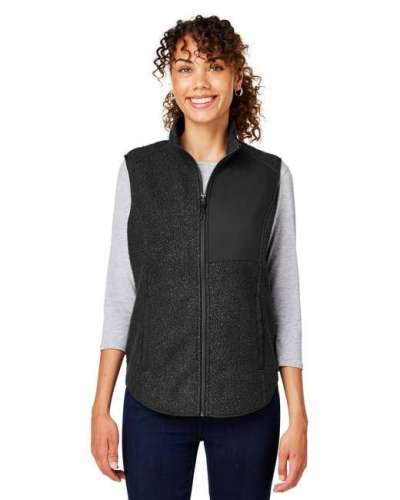 North End NE714W Ladies Aura Sweater Fleece Vest