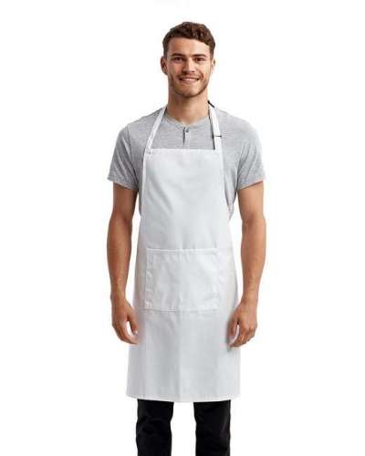 Artisan Collection by Reprime RP154 Unisex 'Colours' Sustainable Pocket Bib Apron