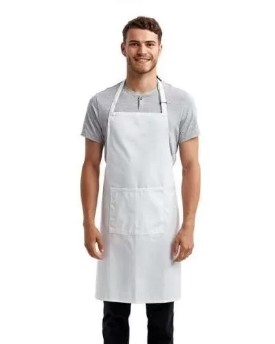 Artisan Collection by Reprime RP154 Unisex 'Colours' Sustainable Pocket Bib Apron