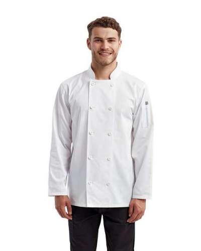 Artisan Collection by Reprime RP657 Unisex Long-Sleeve Sustainable Chef's Jacket