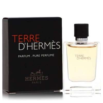Terre D'Hermes by Hermes Mini Pure Perfume .17 oz for Men