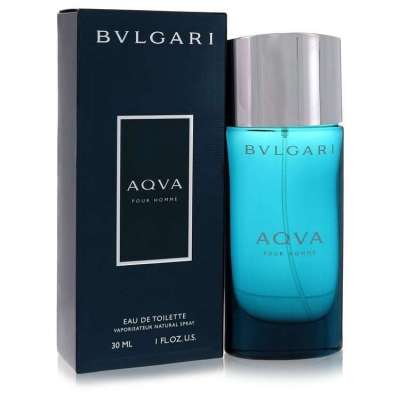 AQUA POUR HOMME by Bvlgari Eau De Toilette Spray 1 oz for Men