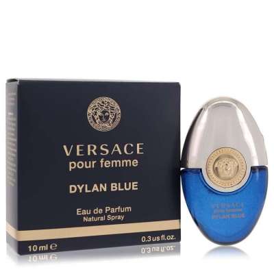 Versace Pour Femme Dylan Blue by Versace Mini EDP Spray .3 oz for Women