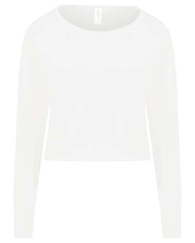 Just Hoods By AWDis JHA035 Ladies Cropped Pullover Sweatshirt