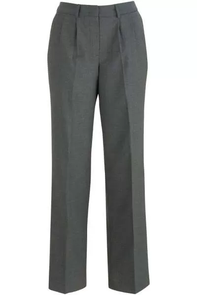 Edwards 8640 Ladies' Pleated Front Poly/Wool Pant