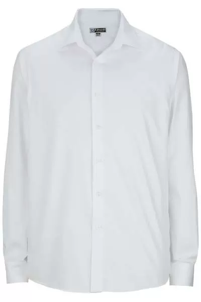 Edwards 1978 Men's Oxford Wrinkle-Free Point Collar Dress Shirt