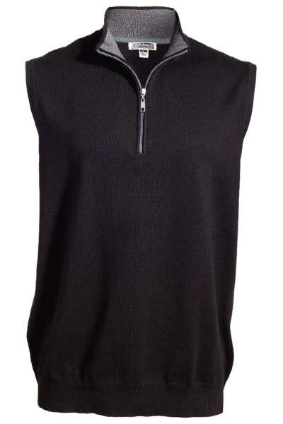 Edwards 4074 Quarter Zip Fine Gauge Sweater Vest