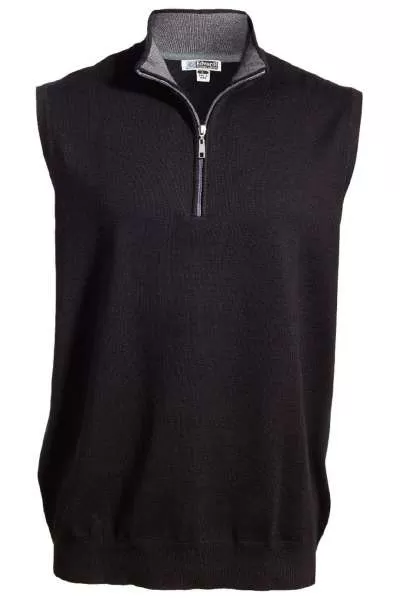 Edwards 4074 Quarter Zip Fine Gauge Sweater Vest