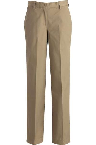 Edwards 8540 Ladies Ez Fit Utility Chino Flat Front Pant