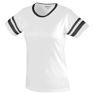 Augusta Sportswear 1275 Ladies Junior Fit Cotton/Spandex Camp Tee