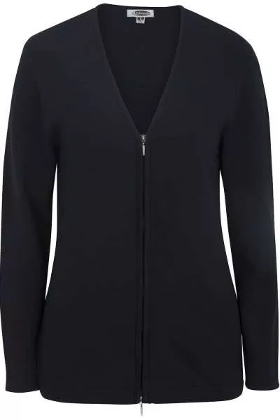 Edwards 7062 Ladies' Full Zip V-Neck Cardigan Sweater