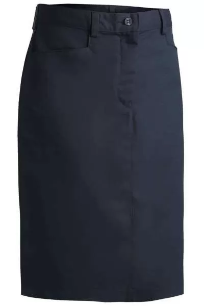 Edwards 9711 Ladies' Blended Chino Skirt-Medium Length