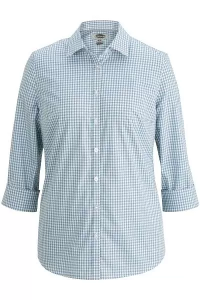 Edwards 5317 Ladies' 3/4 Sleeve Stretch Broadcloth Shirt