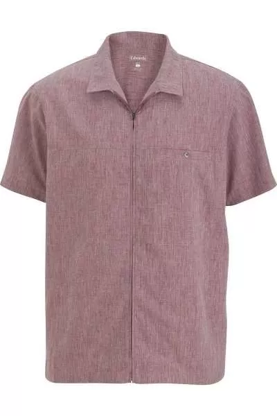 Edwards 4281 Men's V-Neck Zip Service Shirt
