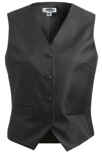 Edwards 7390 Ladies' Diamond Brocade Vest