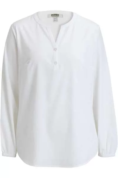 Edwards 5275 Ladies Open V Neck Long Sleeve Blouse