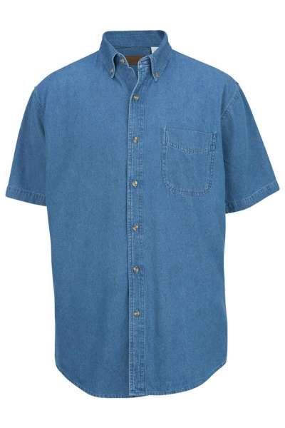 Edwards 1013 Denim Midweight Short Sleeve Shirt