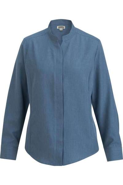 Edwards 5398 Ladies' Stand-Up Collar Shirt