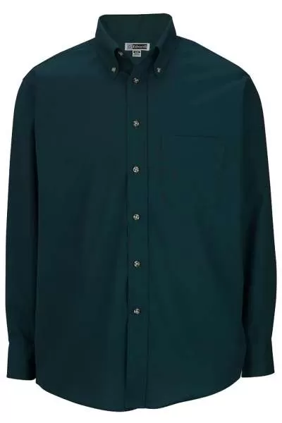 Edwards 1280 Men's Easy Care Long Sleeve Poplin Shirt