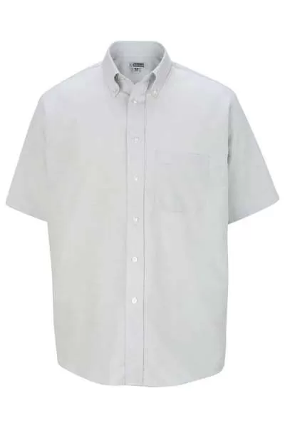 Edwards 1027 Men's Short Sleeve Oxford Shirt