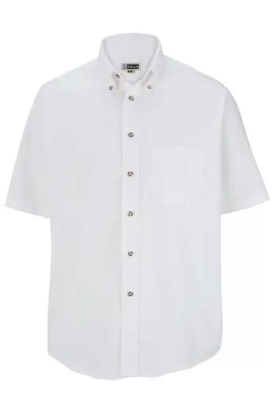 Edwards 1230 Men's Easy Care Short Sleeve Poplin Shirt