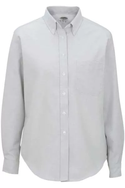 Edwards 5077 Ladies' Long Sleeve Oxford Shirt