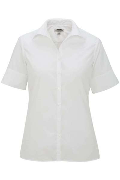Edwards 5245 Ladies' Lightweight Short Sleeve Poplin Blouse