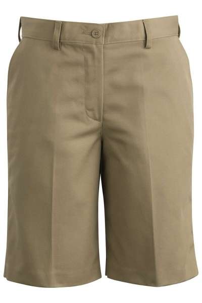 Edwards 8435 Ladies Utility Chino Flat Front Short