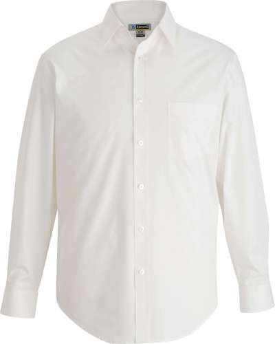 Edwards 1354 Mens Essential Broadcloth Shirt Long Sleeve