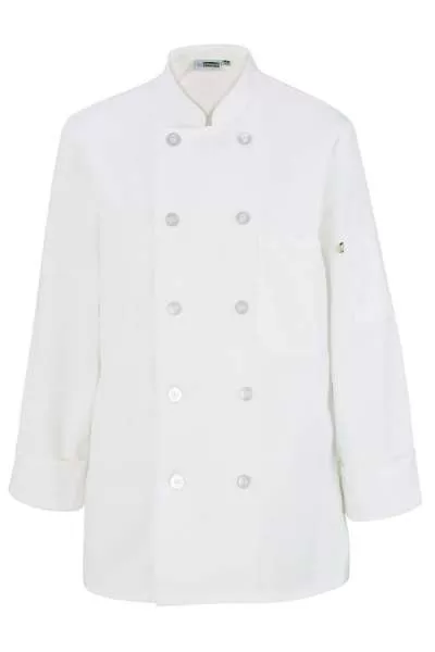 Edwards 6301 Ladies' 10 Button Long Sleeve Chef Coat