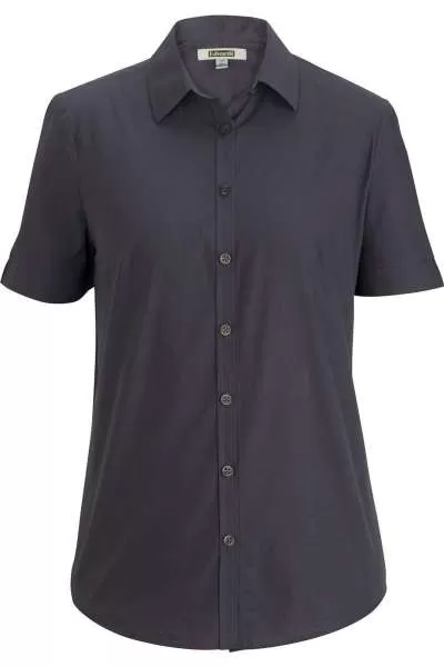 Edwards 5356 Ladies Essential Broadcloth Shirt Short Sleeve