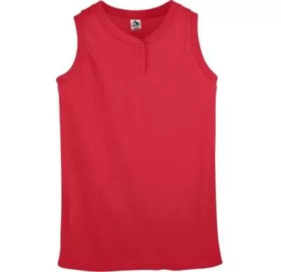 Augusta Sportswear 550 Ladies' Sleeveless Two-Button Softball Jersey
