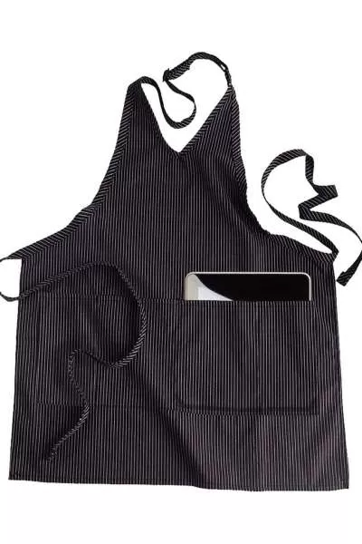 Edwards 9009 2-Pocket V-Neck Bib Apron