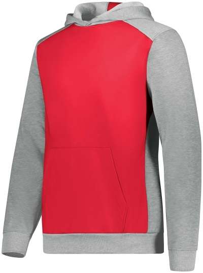 Augusta Sportswear 6866 Youth Three-Season Fleece Pullover Hoodie