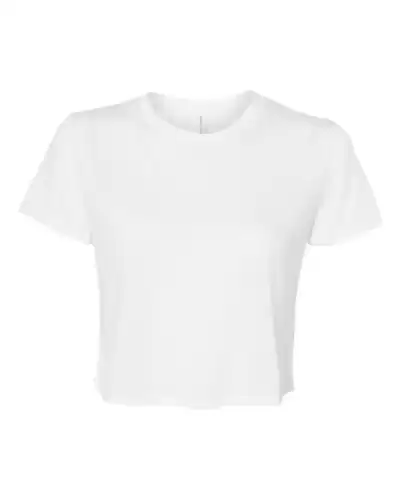 BELLA + CANVAS 8882 Women?s Flowy Crop Tee 2 Pack