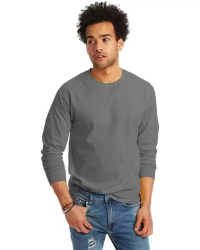 Hanes 5586 Unisex Tagless Long-Sleeve T-Shirt