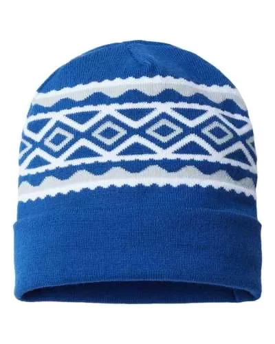 CAP AMERICA RKD12 USA- Made Diamond Cuffed Beanie