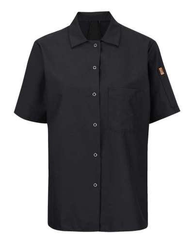 Chef Designs 501X Women's Mimix Short Sleeve Cook Shirt with OilBlok