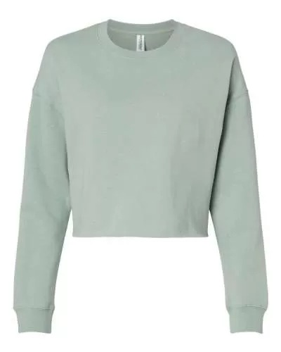 Independent Trading Co. AFX24CRP Women's Lightweight Crop Crewneck Sweatshirt