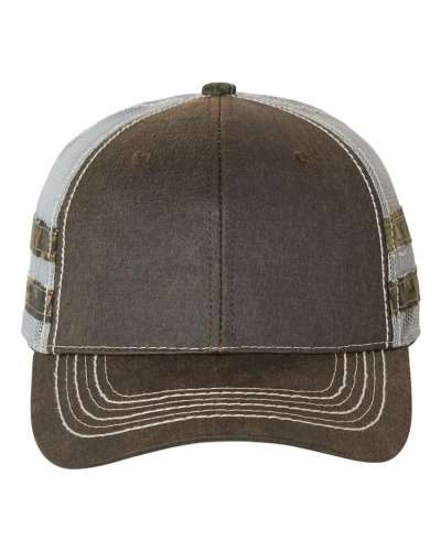 Outdoor Cap HPC400M Frayed Camo Stripes Mesh-Back Cap