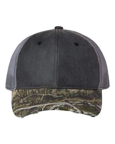 Outdoor Cap HPC500M Distressed Camo Mesh-Back Cap