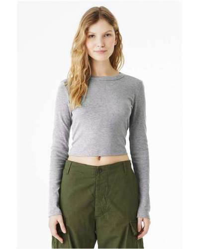 Bella + Canvas 1501BE Ladies' Micro Ribbed Long Sleeve Baby Tee
