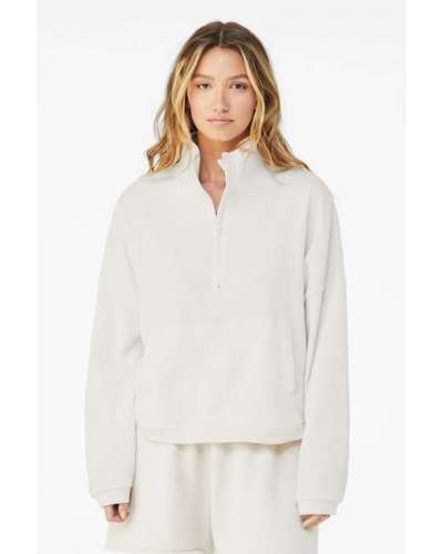 Bella + Canvas 3953 Ladies' Sponge Fleece Half-Zip Pullover Sweatshirt