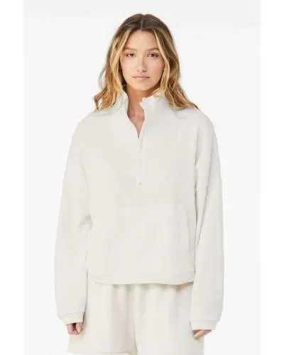 Bella + Canvas 3953 Ladies' Sponge Fleece Half-Zip Pullover Sweatshirt