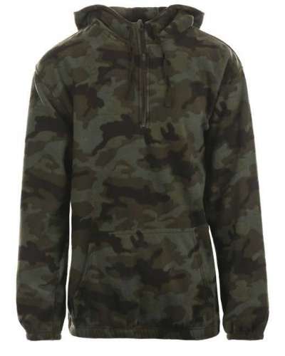 Burnside B3600 Mens' Polar Fleece Quarter-Zip Pullover