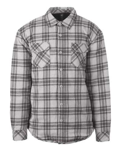 Burnside 8610 Quilted Flannel Shirt Jacket