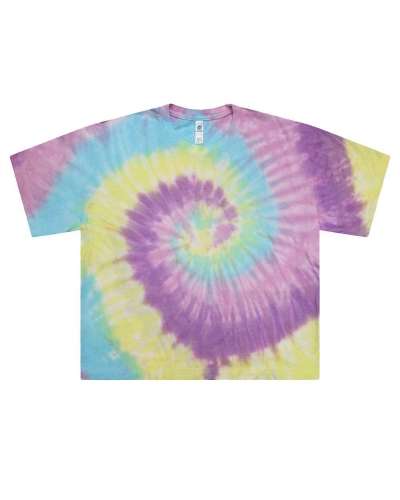 Colortone 1050 Women's Tie-Dyed Crop T-Shirt